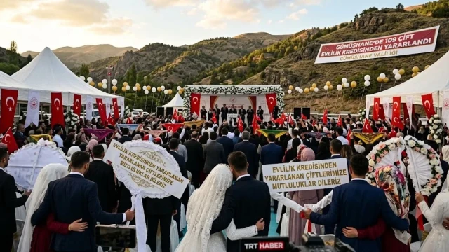 Gümüşhane'de 109 Çift Evlilik Kredisinden Yaralandı