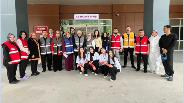 Gümüşhane’de Gerçeği Aratmayan KBRN Tatbikatı