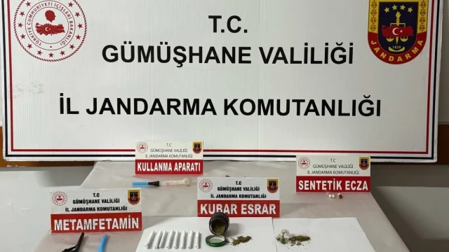 Gümüşhane’de Jandarmadan Uyuşturucuya Geçit Yok