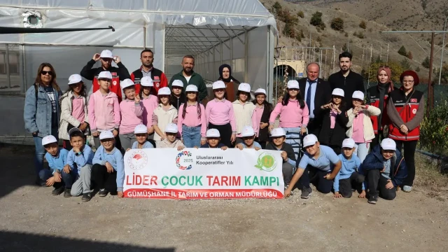 Gümüşhane’de Lider Çocuklar Tarımı Yerinde Öğrendi