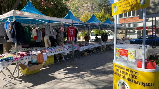 Gümüşhane’de Minik Eymen İçin Umut Kermesi