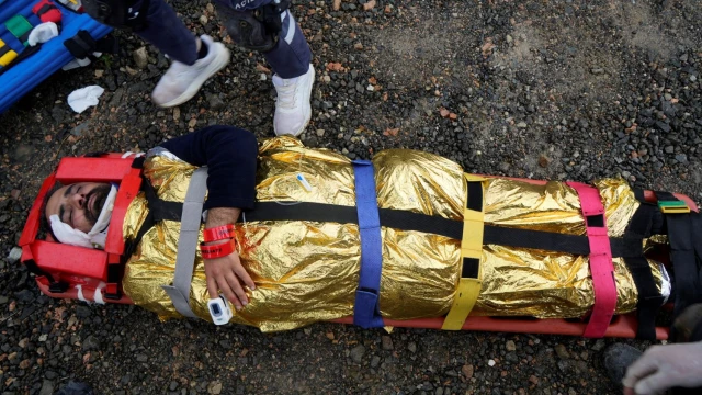Gümüşhane'de UMKE Ekiplerinden Yağış Altında Heyelan ve Trafik Kazası Tatbikatı — Fotoğraf 9