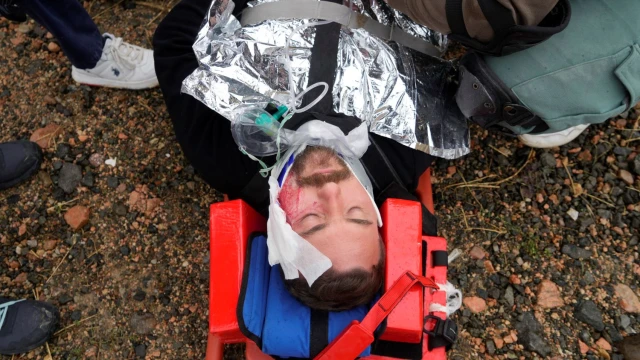 Gümüşhane'de UMKE Ekiplerinden Yağış Altında Heyelan ve Trafik Kazası Tatbikatı — Fotoğraf 10
