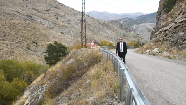 Gümüşhane’de yol güvenliği için yatırımlar sürüyor