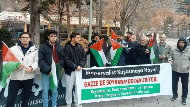 Gümüşhane’den Gazze için hükümete ve dünyaya net çağrı: "Soykırıma ortak olmayın, vanaları kapatın"