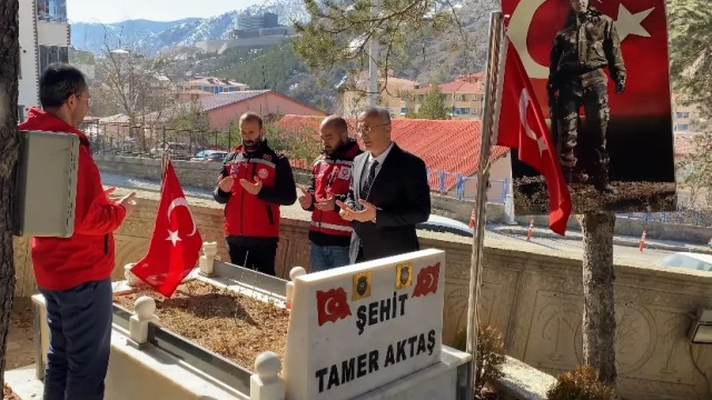 Gümüşhane’nin kahramanlarına vefa: Kabirler tek tek ziyaret edildi