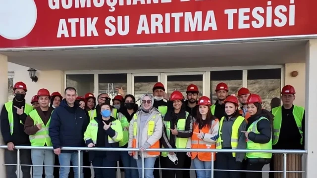 İş Sağlığı ön lisans öğrencileri Arıtma Tesisi Ziyaret etti