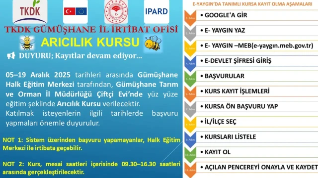 Kadın ve Genç Çiftçilere Projelerde Ekstra Puan Kazandıracak Arıcılık Eğitimi Başlıyor