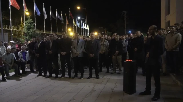 Kalp krizi geçirerek hayatını kaybeden polis için tören düzenlendi