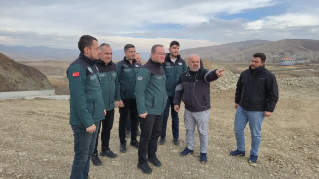 Kelkit Çamur Barajı’nda Çalışmalar Hızla Sürüyor