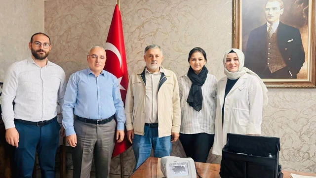 Kelkit Devlet Hastanesi’ne Yeni Nesil Göz Tespit Cihazı Bağışı