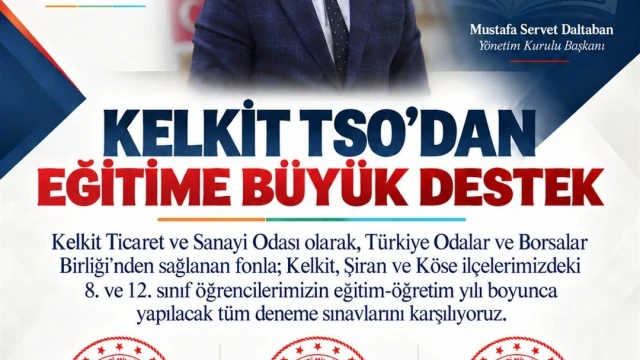 Kelkit TSO’dan 914 Öğrenciye Eğitim Desteği — Fotoğraf 1