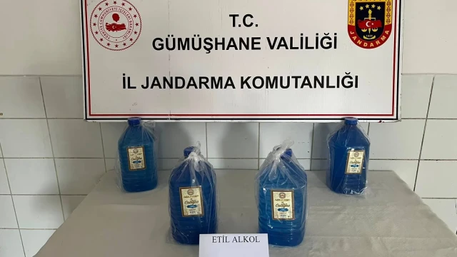 Kelkit’te Kargodan 20 Litre Kaçak Etil Alkol Çıktı