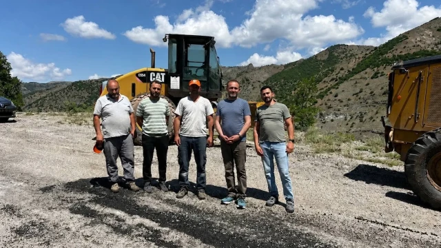 Kov Kalesi Yolunda Çalışmalar Sürüyor
