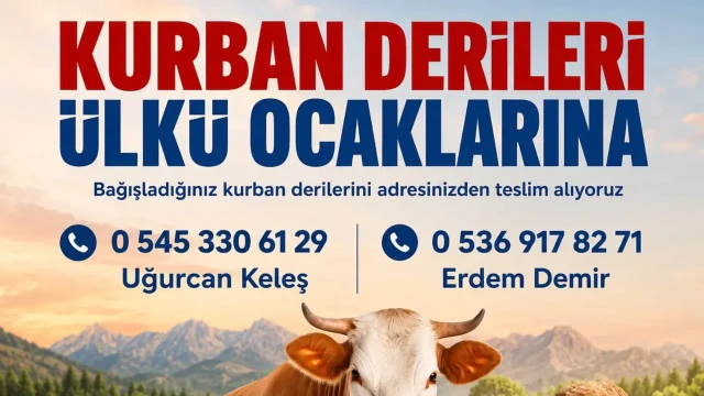 Kurban Derileri Eğitime ve Gençliğe Destek Olacak