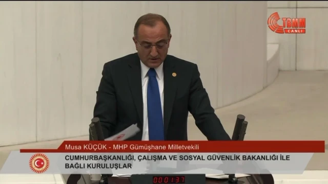 Milletvekili Küçük: Gümüşhane’nin talepleri bir lütuf değil, gecikmiş hizmetlerdir