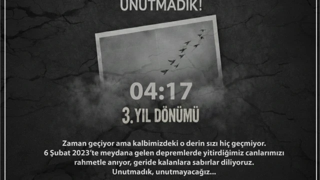 Rektör Yıldız’dan 6 Şubat mesajı