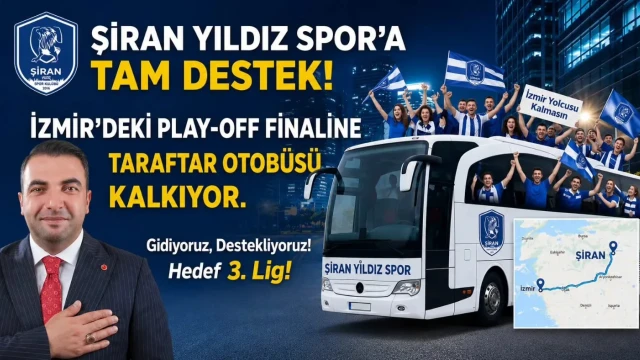 Şiran Final İçin Kenetlendi: Başkan Kara’dan Taraftara Ücretsiz Ulaşım Desteği
