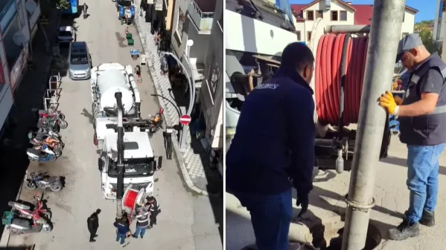 Şiran’da Kanal Temizleme Çalışmaları Sürüyor