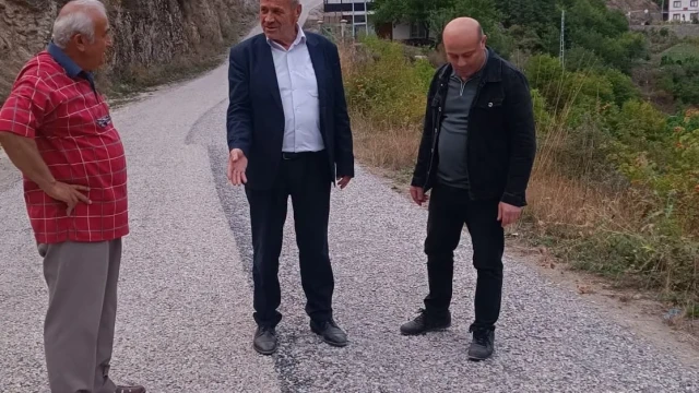 Torul Yücebelen’de Yol ve Köy Konağı Çalışmaları İncelendi