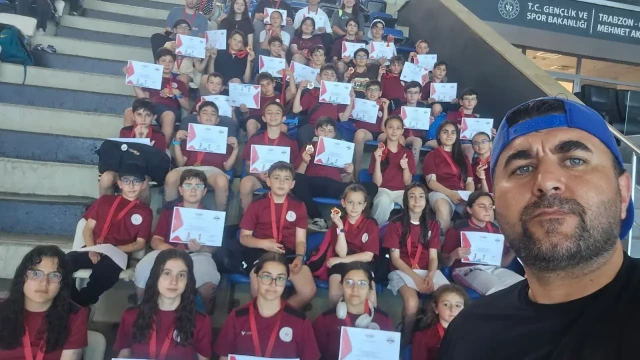Trabzon'daki Dev Havuzda Gümüşhane Rüzgarı Esti: 45 Sporcuyla Çıkarma Yaptılar!