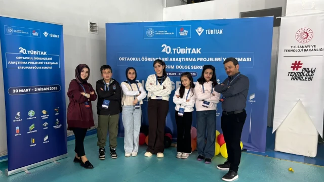 TÜBİTAK Yarışmasında Gümüşhane’ye Bölge Birinciliği Gururu