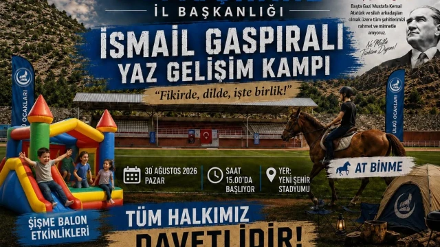 Ülkü Ocakları Gümüşhane’den “İsmail Gaspıralı Yaz Gelişim Programı”na Davet
