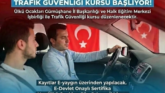Ülkü Ocakları’ndan Trafik Güvenliği Eğitimi