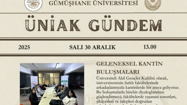 ÜNİAK Gündem Yayın Hayatına Başladı