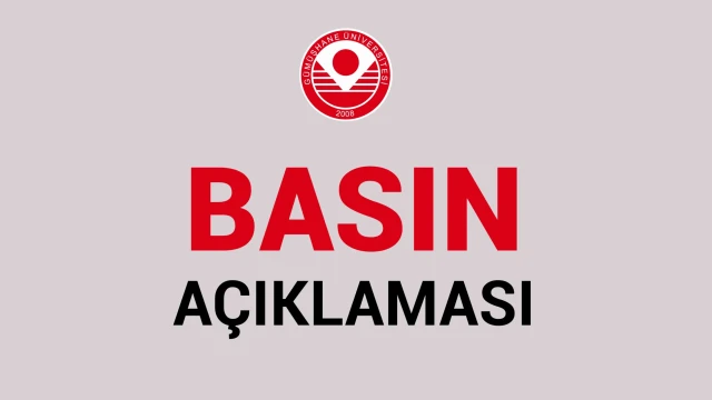 Üniversiteden açıklama