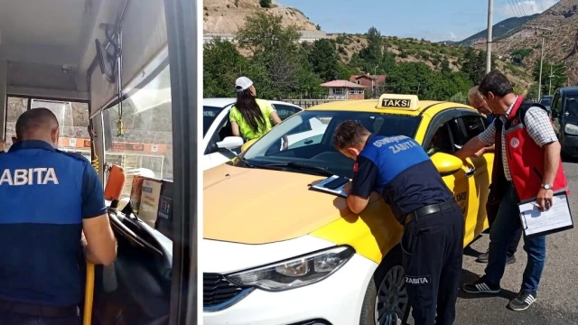 Zabıta’dan Taksi ve Dolmuş Denetimleri