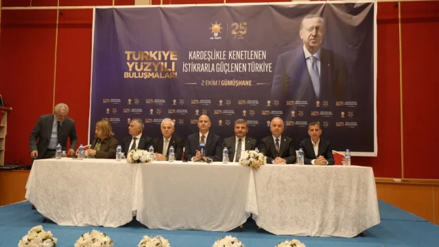 AK Parti Heyeti "Türkiye Yüzyılı Buluşmaları" Kapsamında Gümüşhane’de Saha Çalışması Gerçekleştirdi — Fotoğraf 4