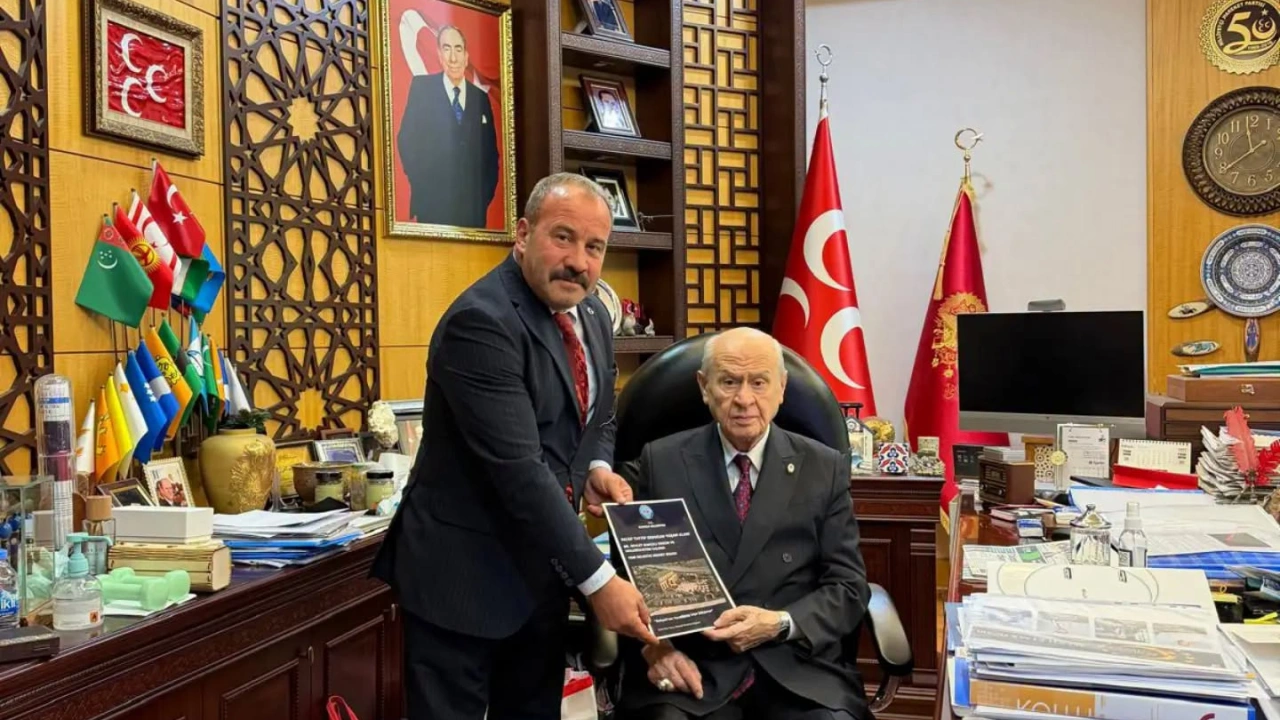 Başkan Tanış’tan Devlet Bahçeli’ye Proje Sunumu