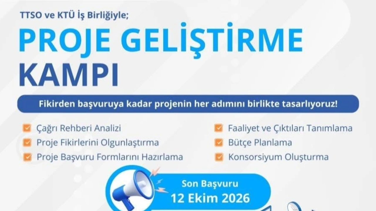 GTSO Duyurdu: Proje Geliştirme Kampı İçin Son Başvuru 12 Ekim