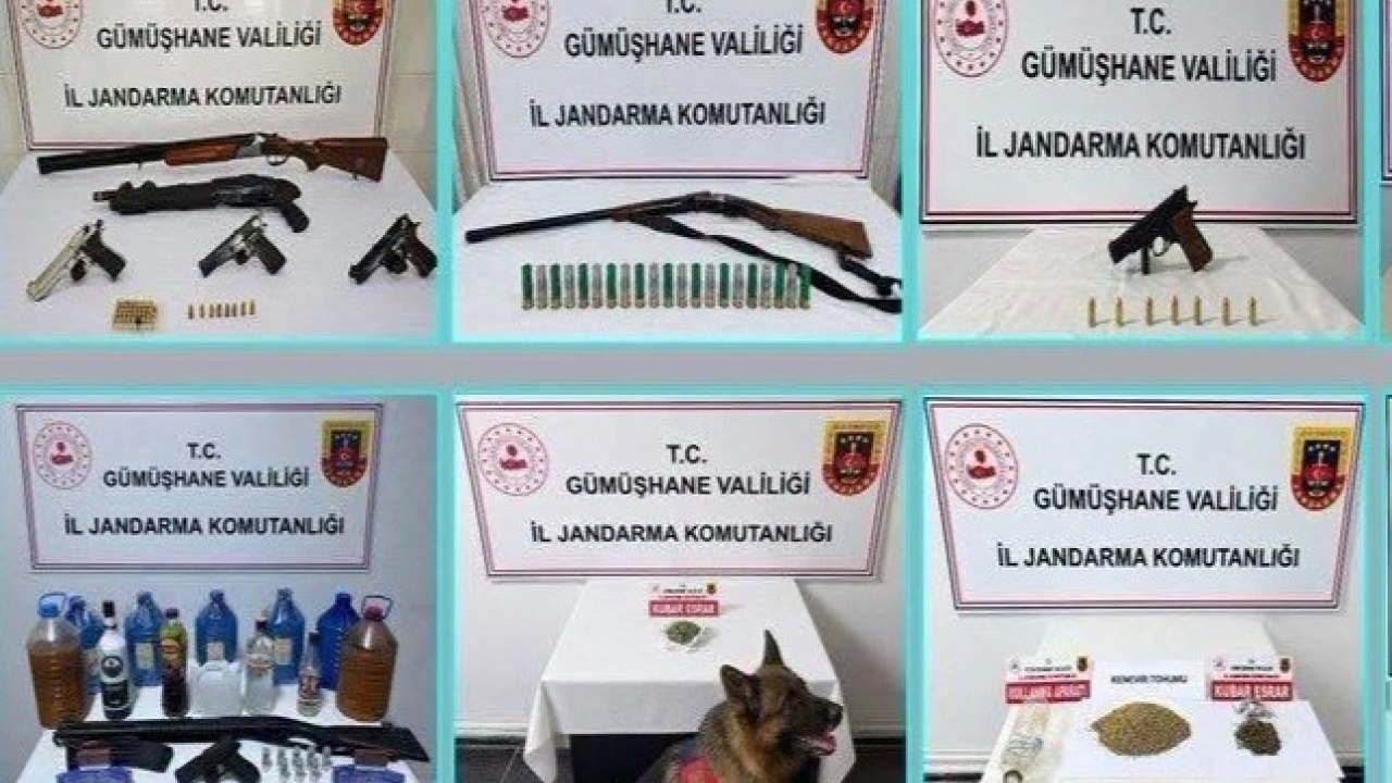 Gümüşhane’de Jandarmadan Asayiş Ve Kaçakçılık Operasyonu: 23 Şüpheli Hakkında İşlem