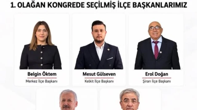 Gümüşhane’de Yeni Parti’nin İlçe Kadrosu Netleşti — Fotoğraf 1