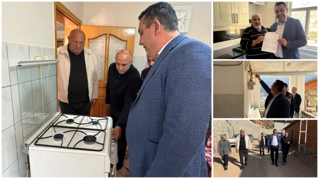 İhtiyaç Sahibi Ailelerin Evleri Doğalgazla Buluştu