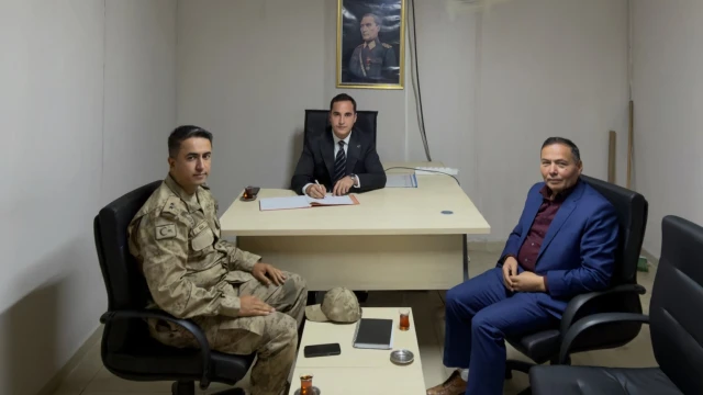 Kaymakam Beyazıt’tan Kazıkbeli Yaylası’ndaki Jandarma Asayiş Noktasına Ziyaret