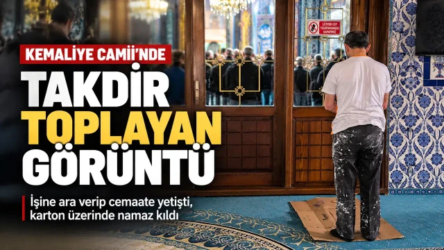 Kemaliye Camii'nde Takdir Toplayan Görüntü