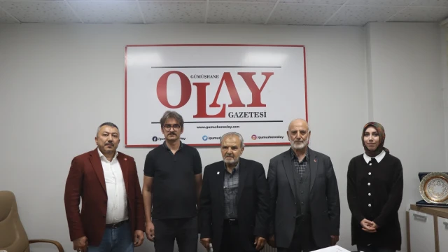 Saadet Partisi İl Başkanı Akın Demir’den Olay Gazetesi’ne Ziyaret — Fotoğraf 1