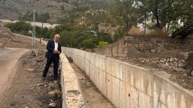 Tekke’de Riskli Dere Yataklarına Karşı İlk Tersip Bendi Tamamlandı — Fotoğraf 2